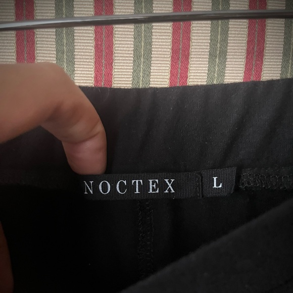 Noctex Black Jersey Midi Women's Skirt Size Large - Picture 8 of 8